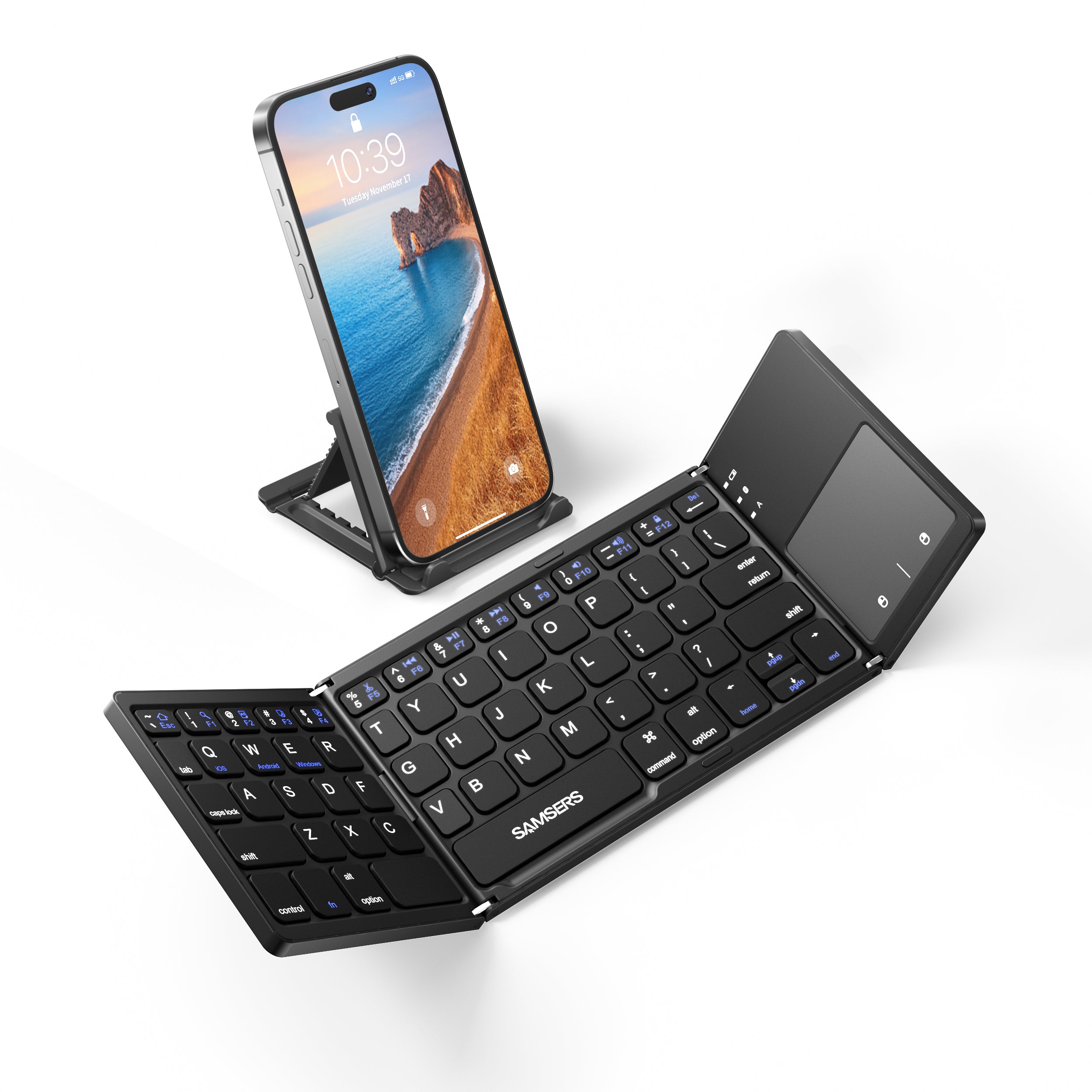 Samsers Folding Keyboard with Touchpad - KT03
