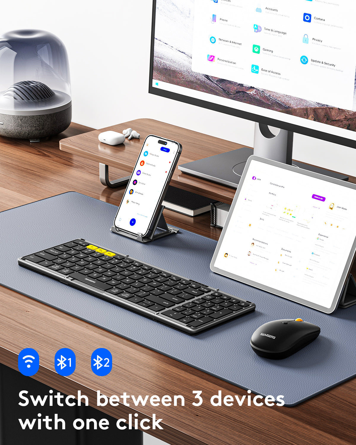 Foldable Keyboard and Mouse Combo - KM01