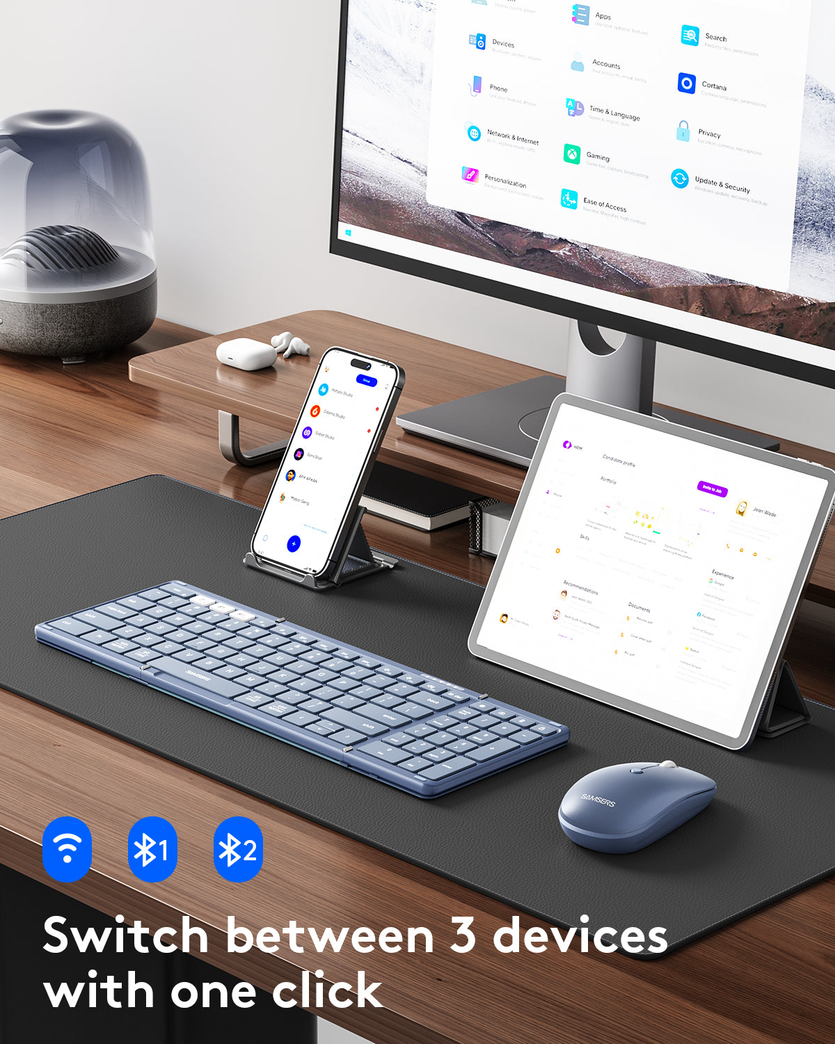 Foldable Keyboard and Mouse Combo - KM01