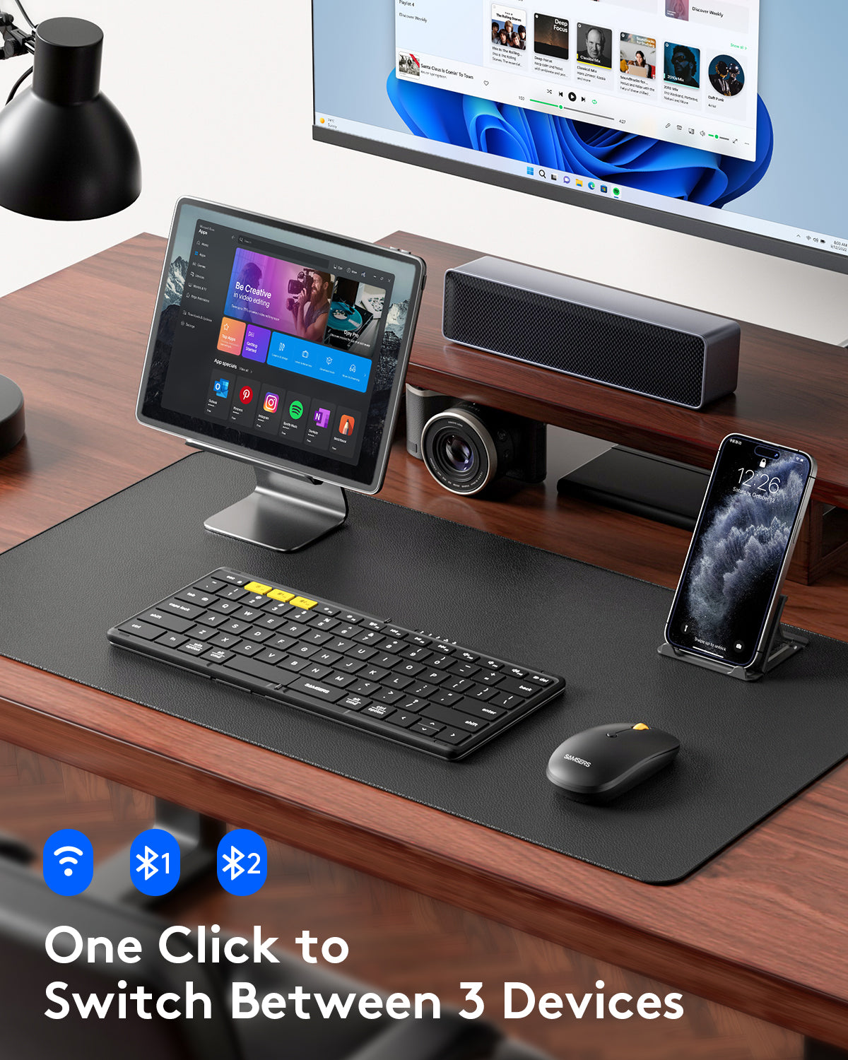 Foldable Keyboard and Mouse Combo - KM08