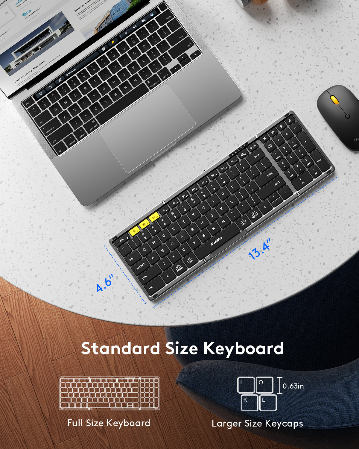 Foldable Keyboard and Mouse Combo - KM01