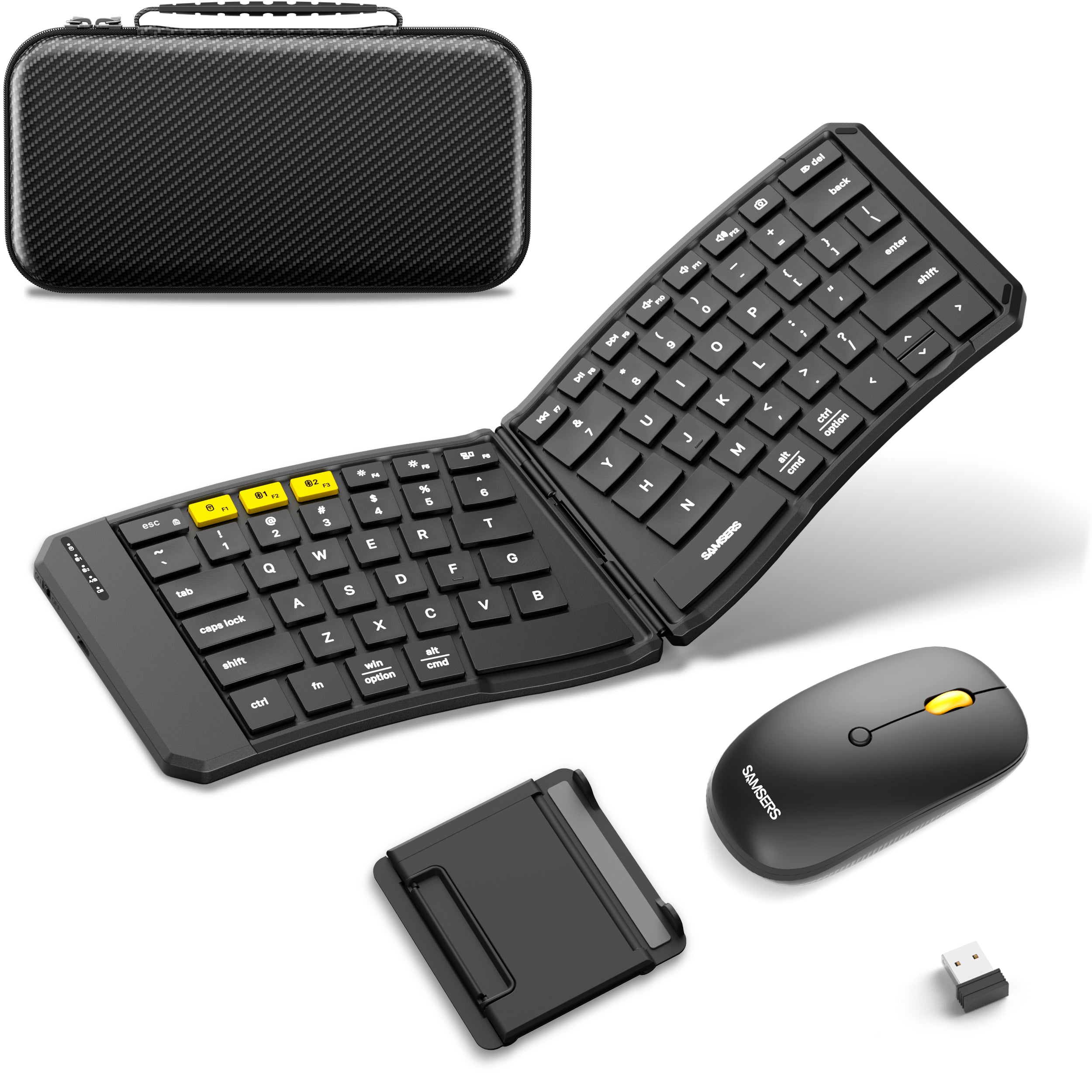 Ergonomic Foldable Keyboard Combo - KM09