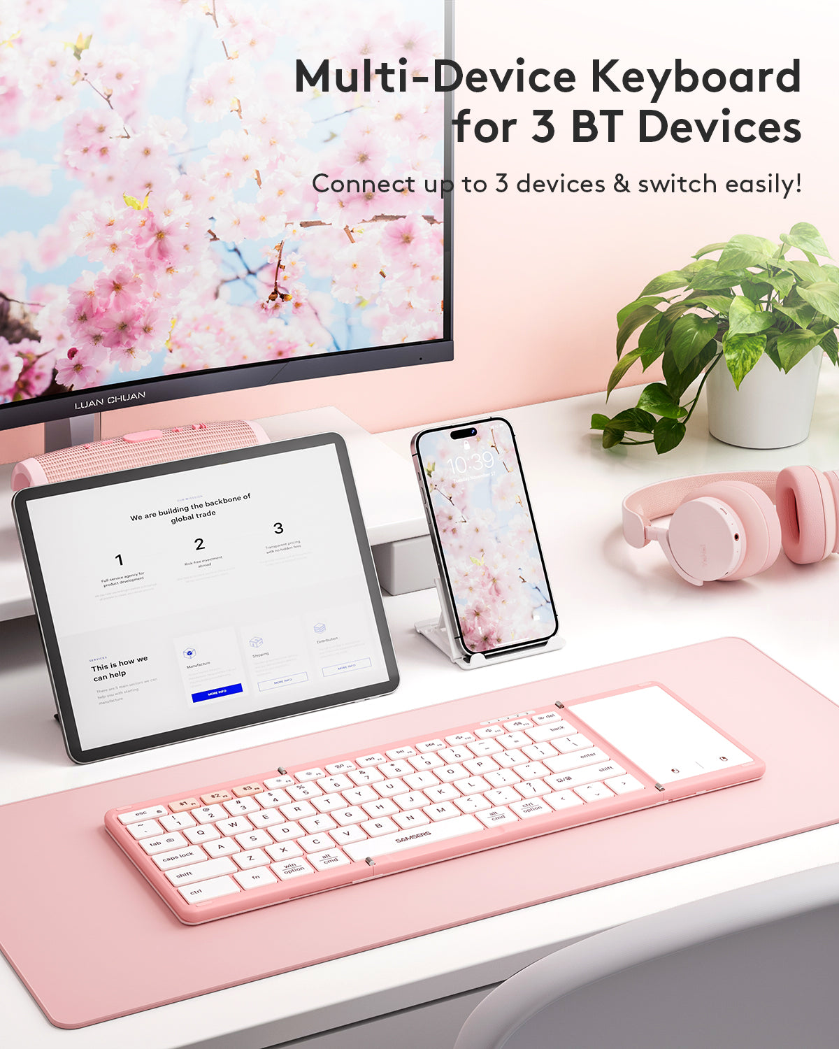 Foldable Keyboard with Touchpad - KT06S