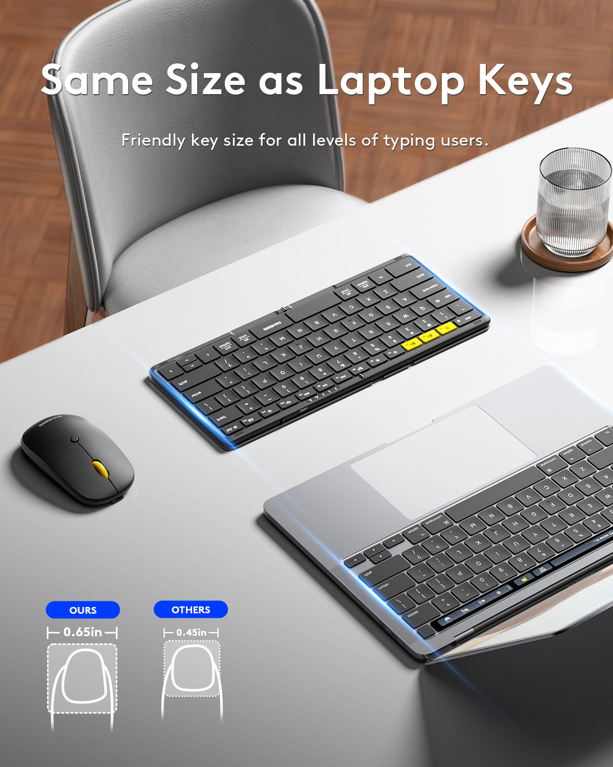 Foldable Keyboard and Mouse Combo - KM08