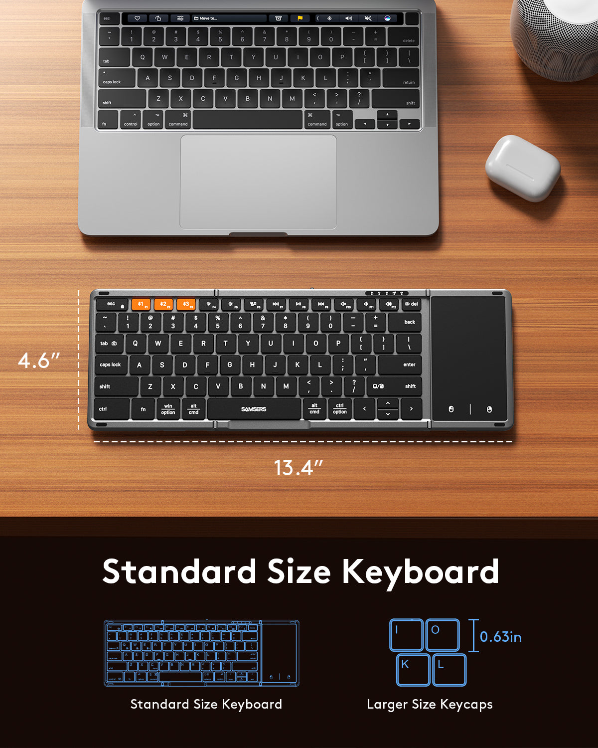 Foldable Keyboard with Touchpad - KT06S