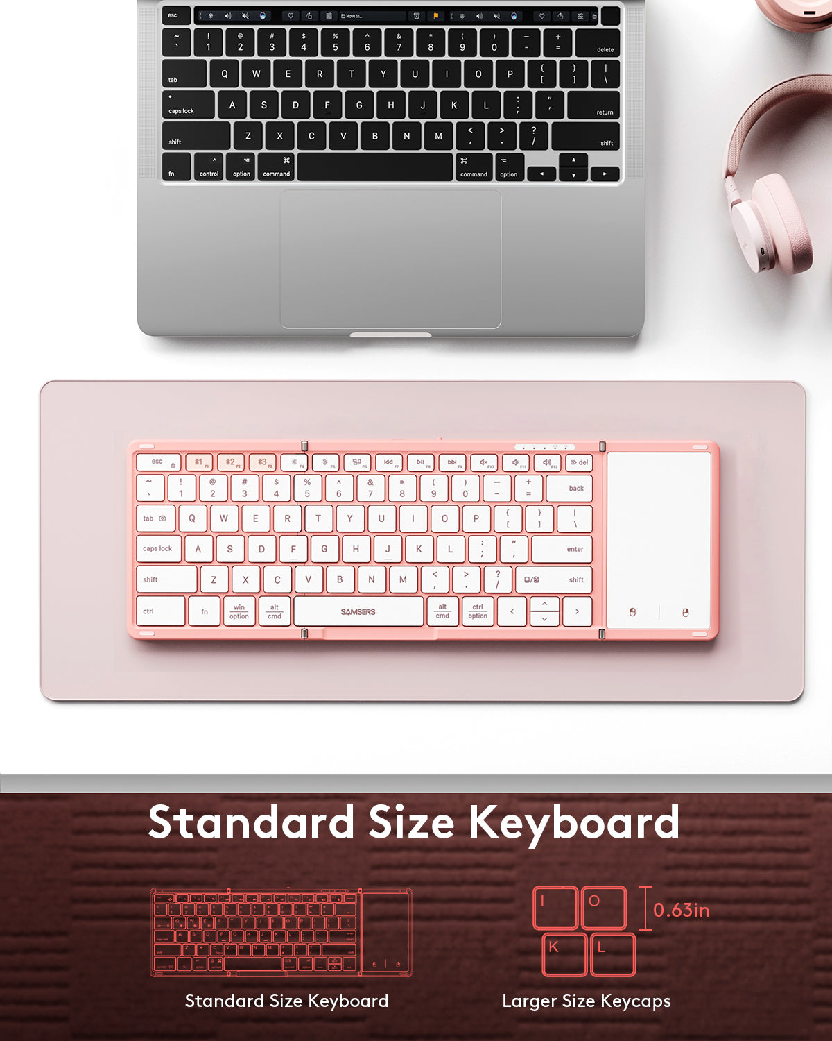 Foldable Keyboard with Touchpad - KT06S