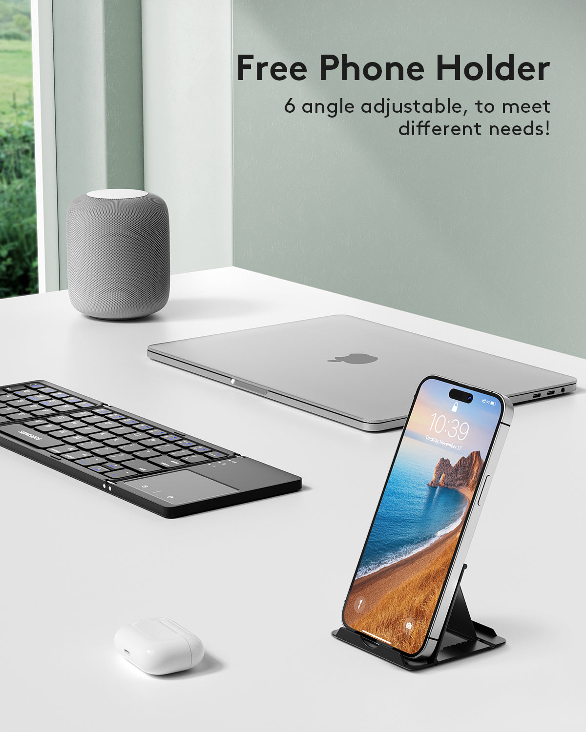 Samsers Folding Keyboard with Touchpad - KT03