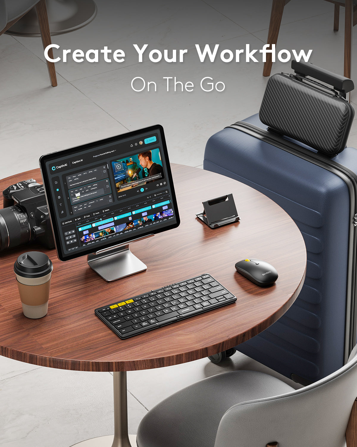 Foldable Keyboard and Mouse Combo - KM08
