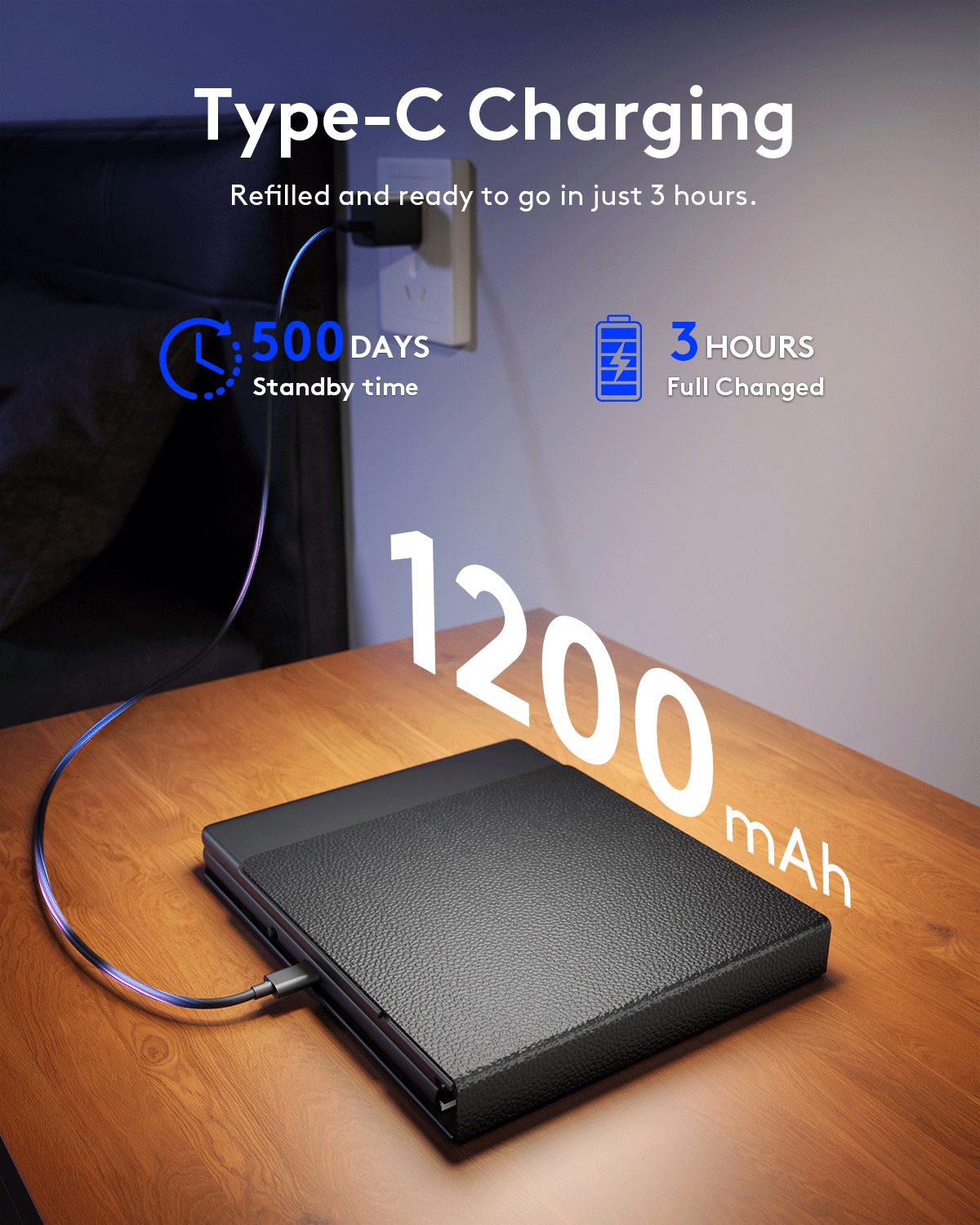 Full-Size Foldable Bluetooth Keyboard - KF08X