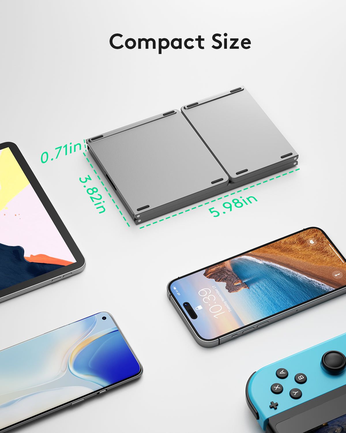 Samsers Folding Keyboard with Touchpad - KT03
