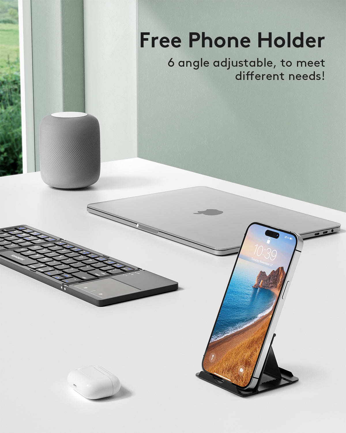 Samsers Folding Keyboard with Touchpad - KT03