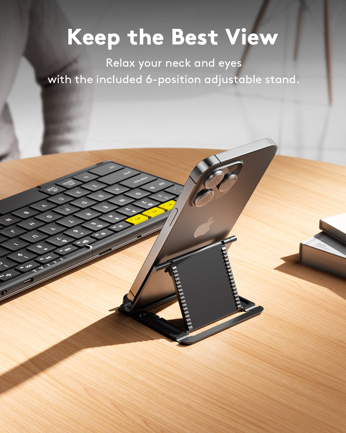 Full-Size Foldable Bluetooth Keyboard - KF08S
