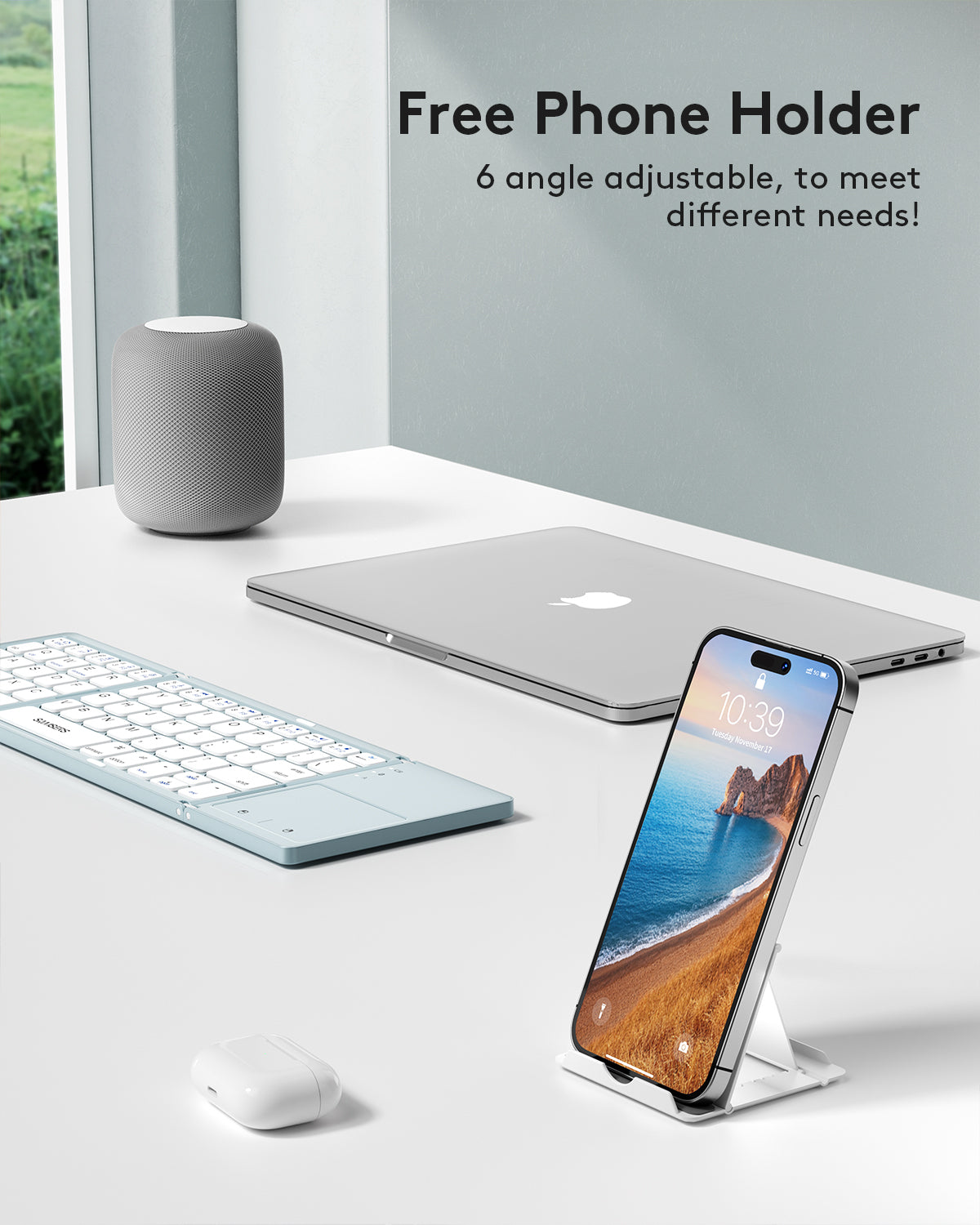 Folding Keyboard with Touchpad - KT03