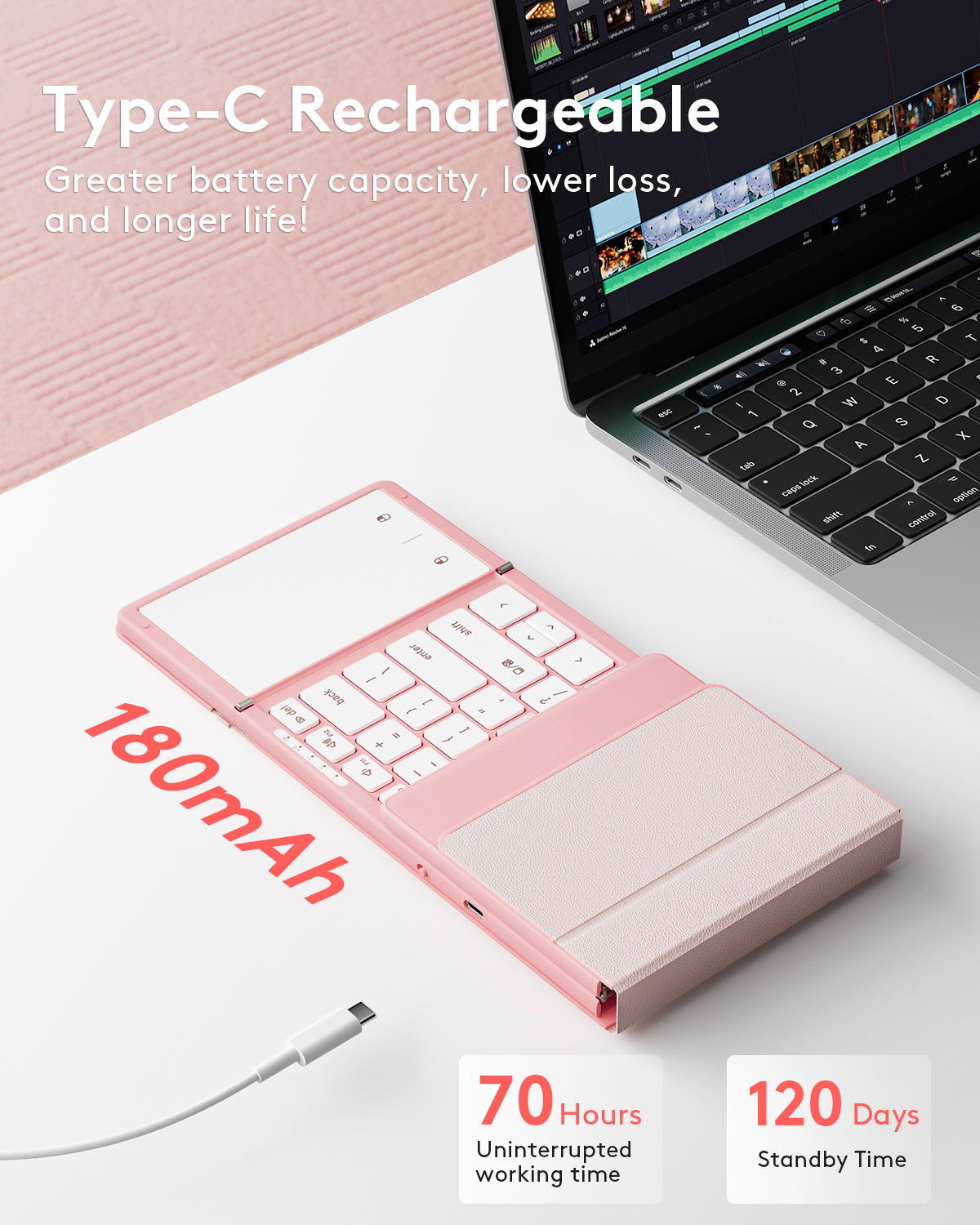 Foldable Keyboard with Touchpad - KT06S