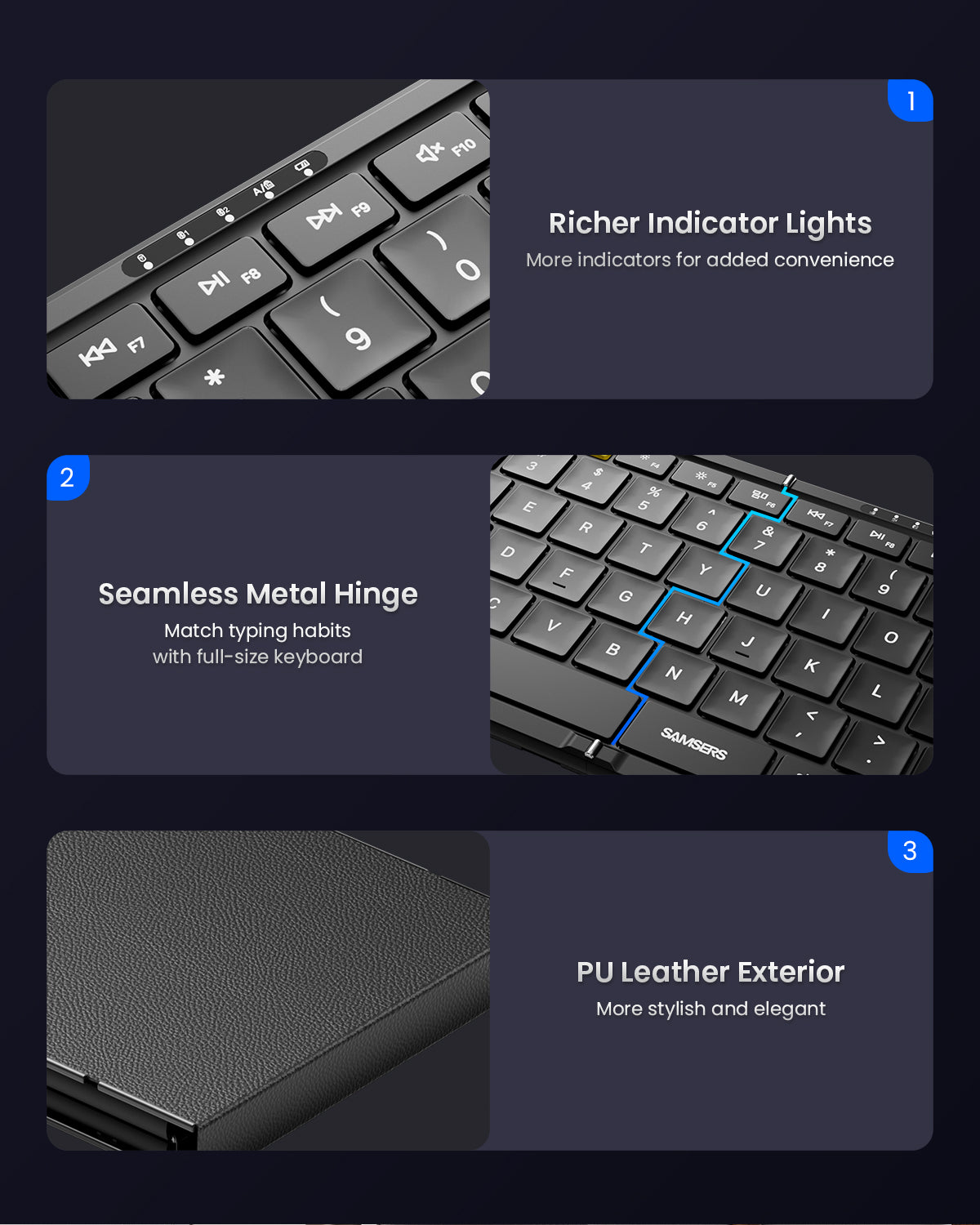 Foldable Keyboard and Mouse Combo - KM08