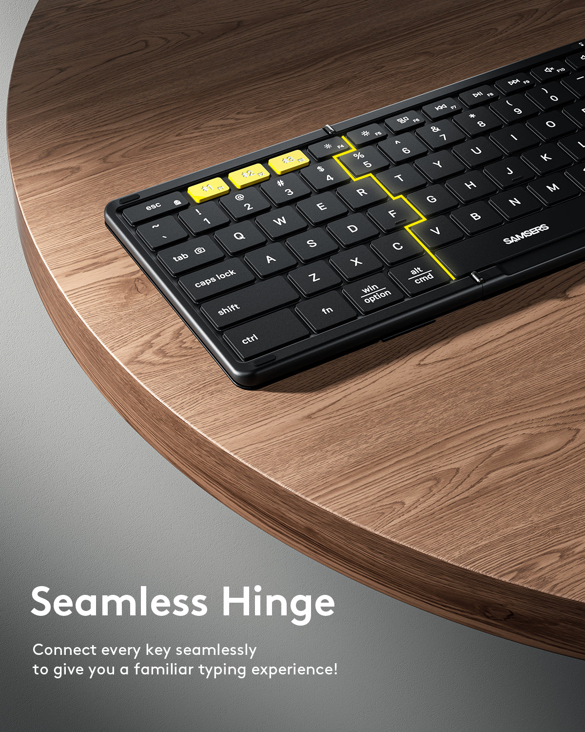 Foldable Keyboard with Touchpad with Backlight - KT06S