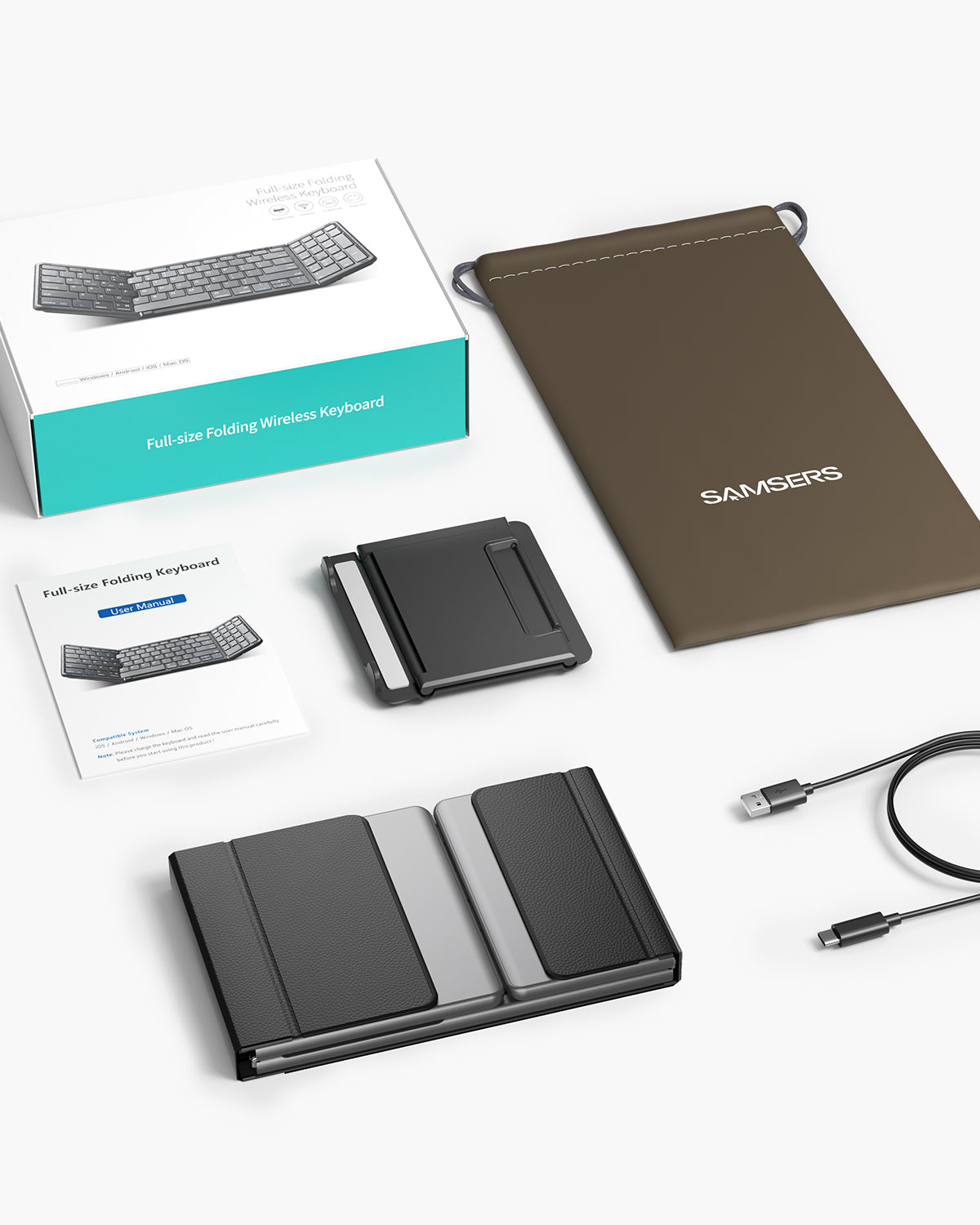 Foldable Keyboard with Numeric Keypad - KF06S