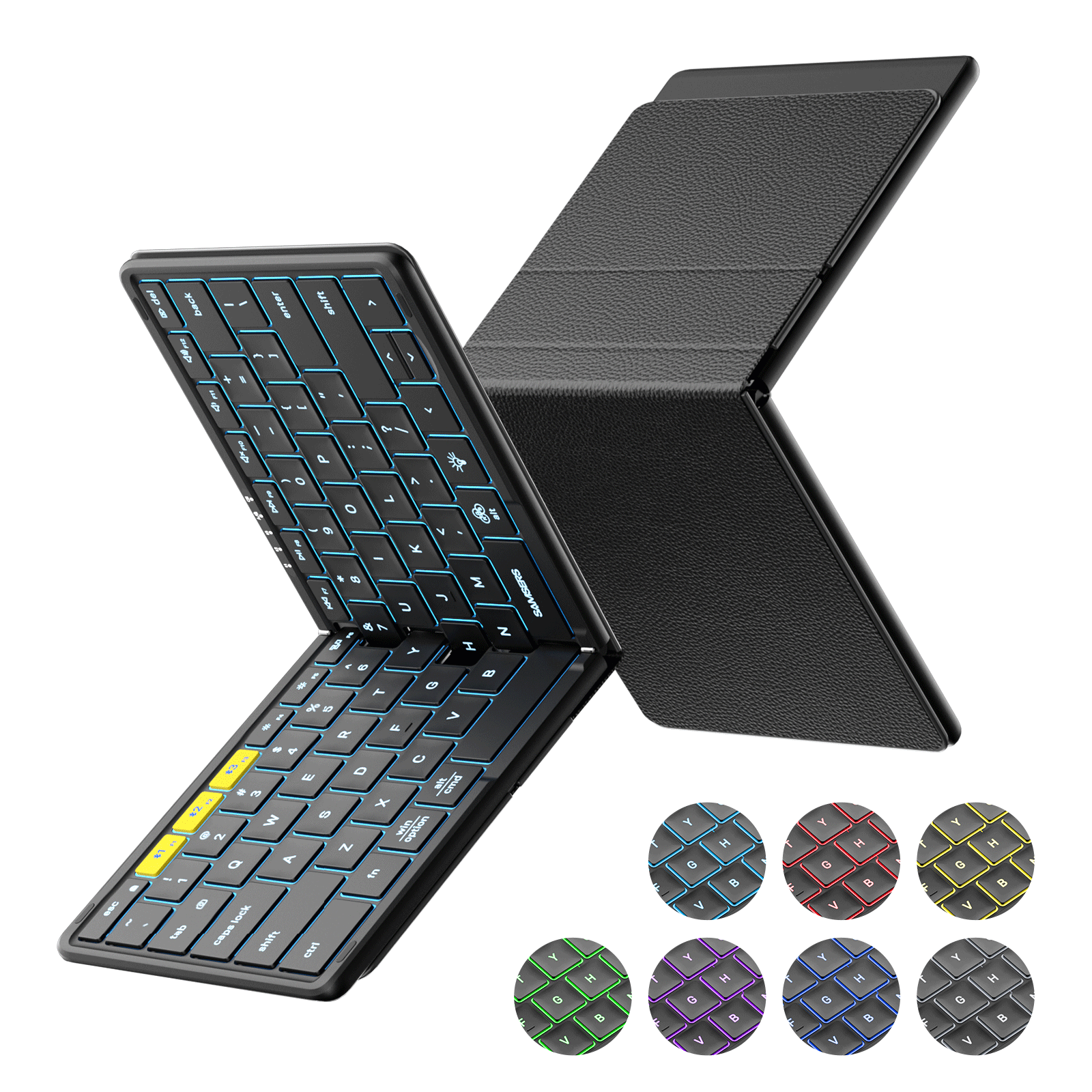 Full-Size Foldable Bluetooth Keyboard - KF08X – Samsers