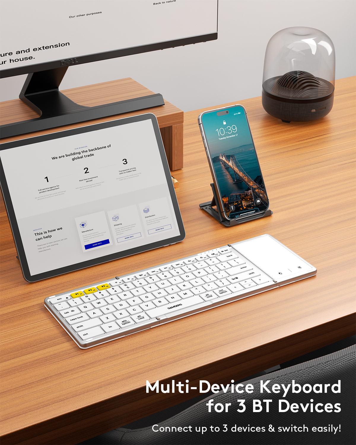 Foldable Keyboard with Touchpad - KT06S