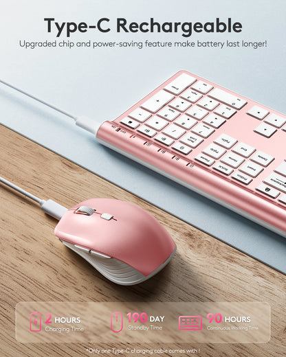 Ultra Slim Silent Keyboard and Mouse Set - HD306