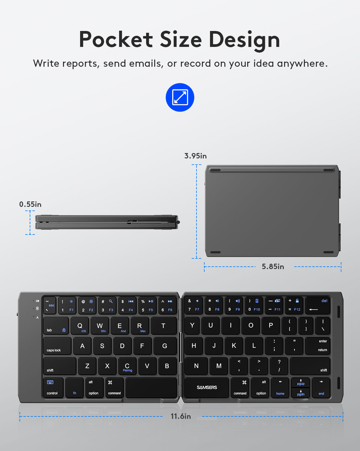 Folding Pocket Keyboard - KD07