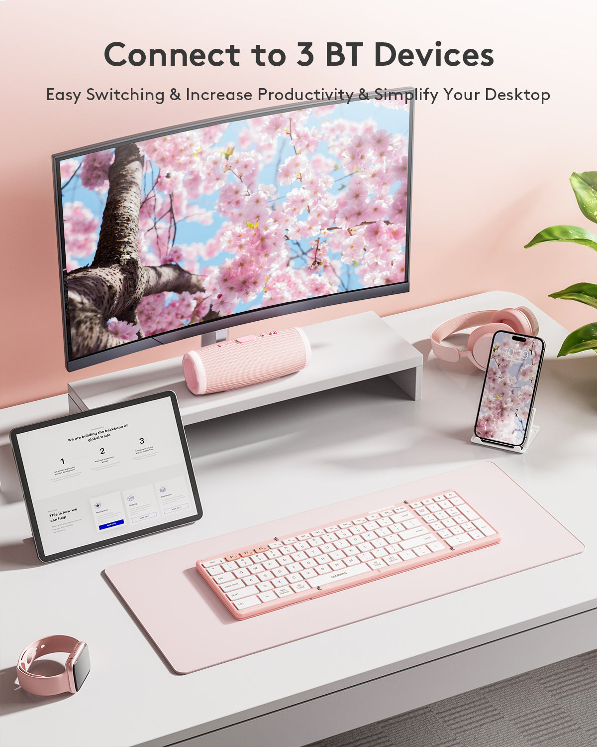 Foldable Keyboard with Numeric Keypad - KF06S
