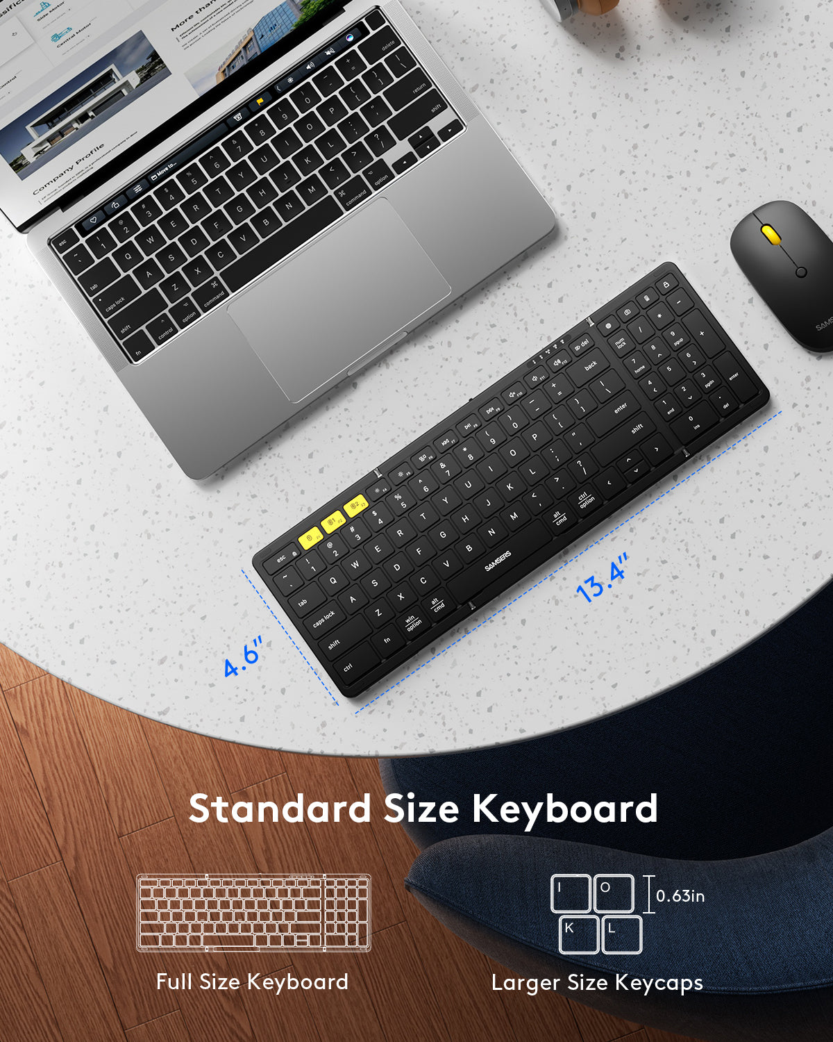 Foldable Keyboard and Mouse Combo - KM01