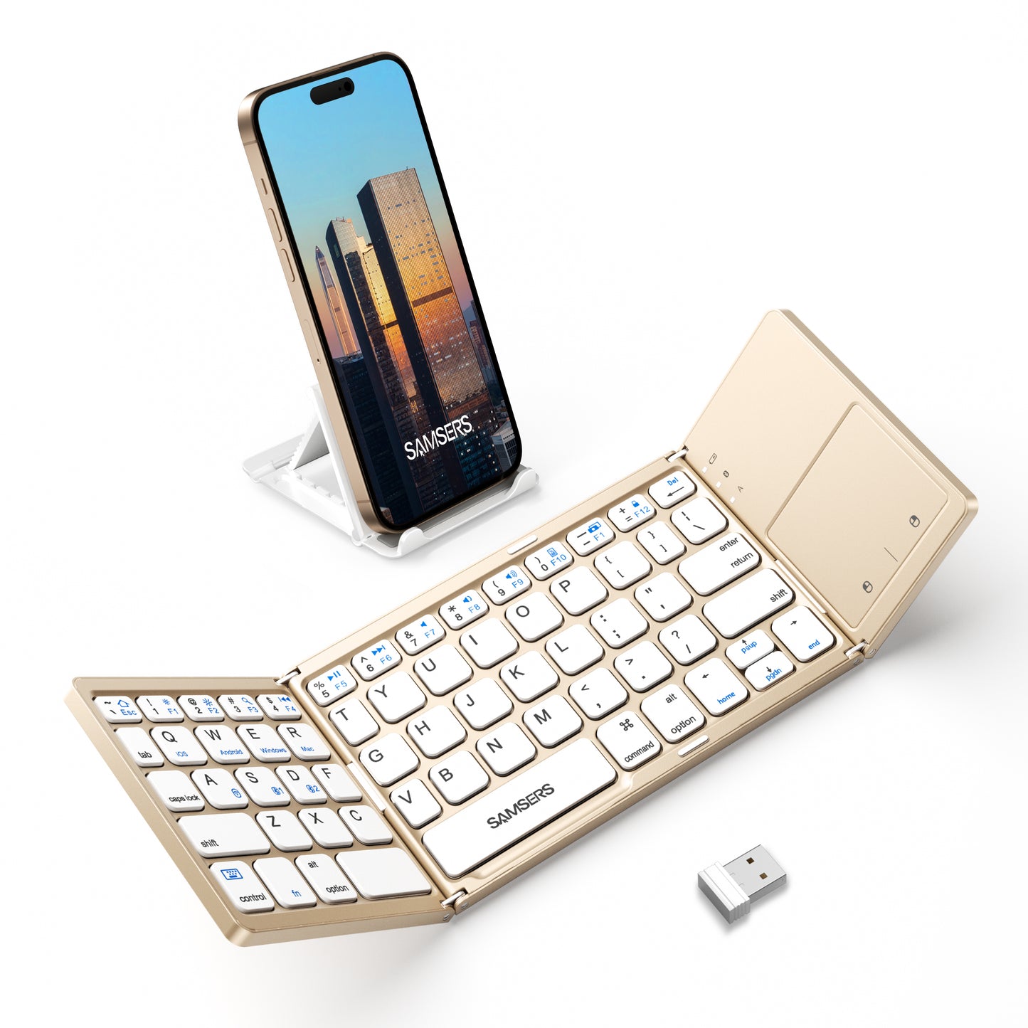 Dual Mode Folding Keyboard with Touchpad - KT03M
