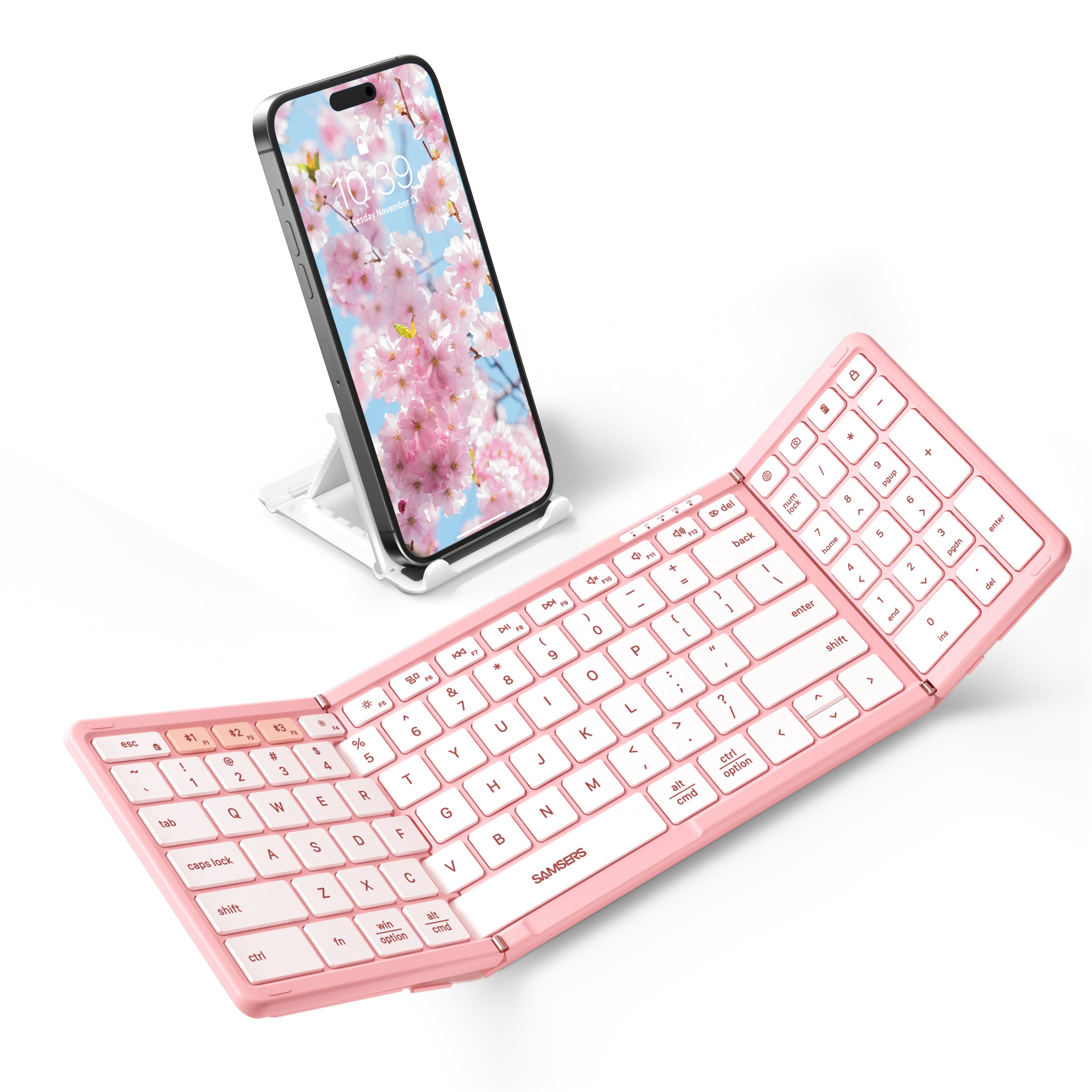 Foldable Keyboard with Numeric Keypad - KF06S