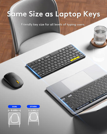 Foldable Keyboard and Mouse Combo - KM08