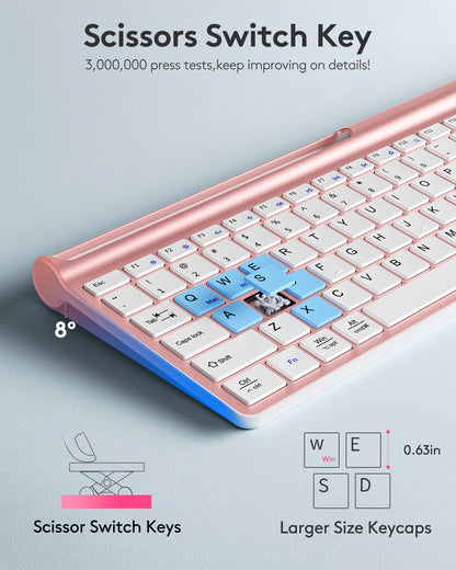 Ultra Slim Silent Keyboard and Mouse Set - HD306