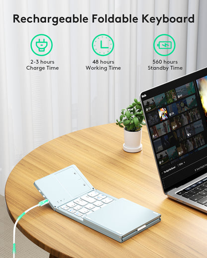 Folding Keyboard with Touchpad - KT03