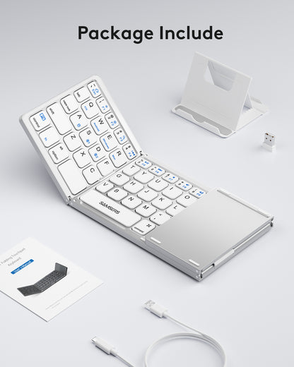 Dual Mode Folding Keyboard with Touchpad - KT03M
