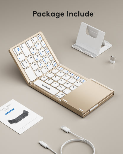 Dual Mode Folding Keyboard with Touchpad - KT03M
