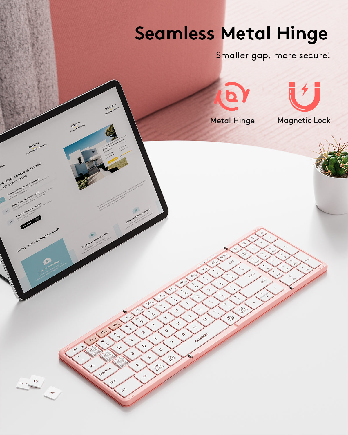 Foldable Keyboard with Numeric Keypad - KF06S