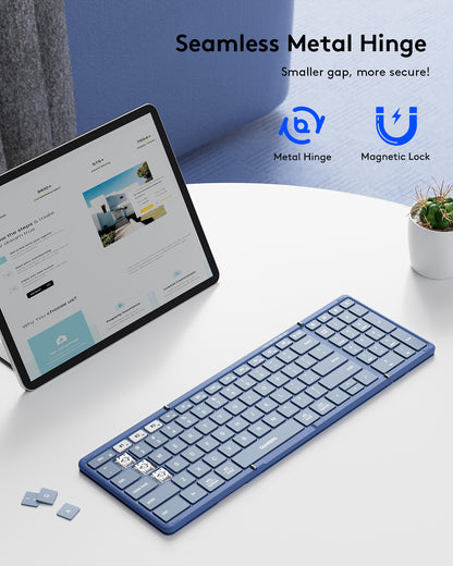 Foldable Keyboard with Numeric Keypad - KF06S