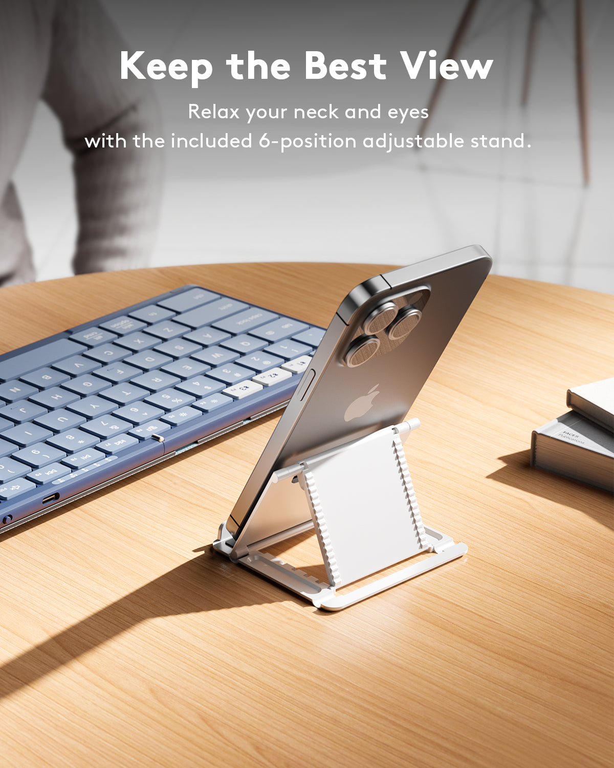 Full-Size Foldable Bluetooth Keyboard - KF08S