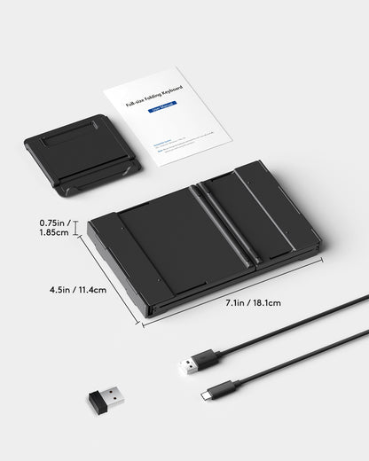 Dual-Mode Folding Keyboard with Touchpad - B066T