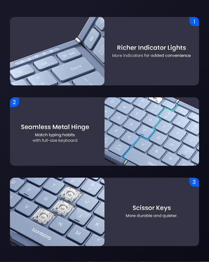 Foldable Keyboard and Mouse Combo - KM01