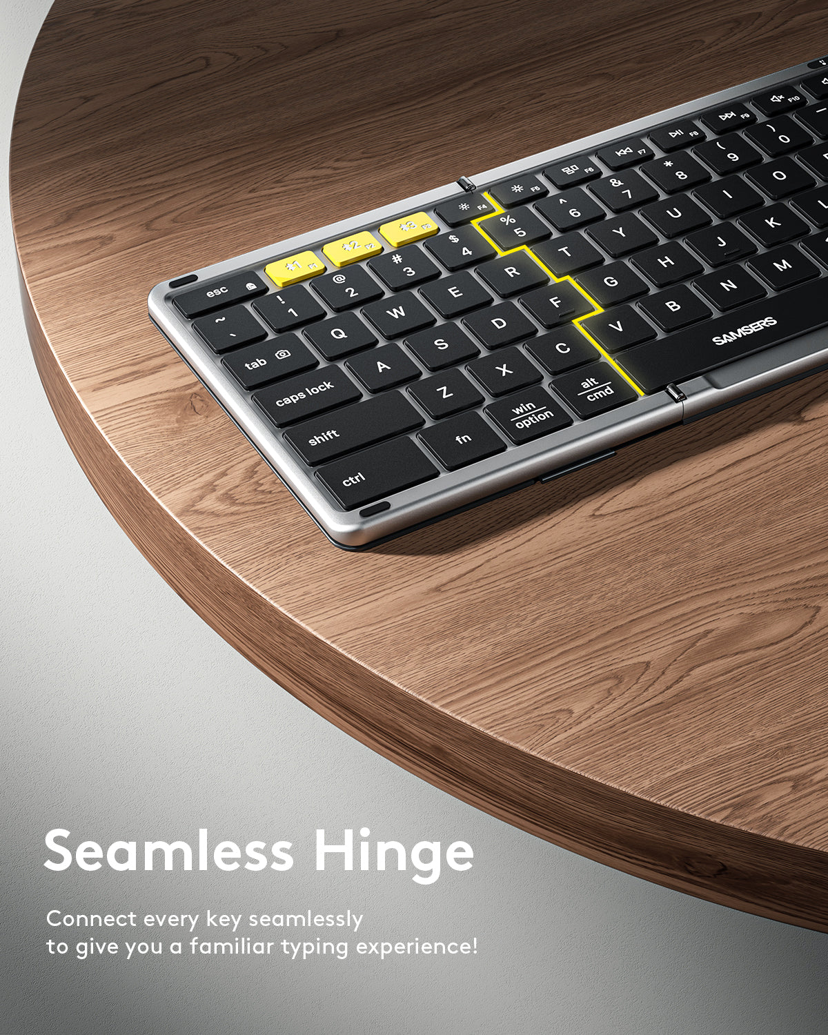 Foldable Keyboard with Touchpad with Backlight - KT06S