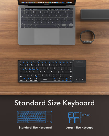 Dual-Mode Folding Keyboard with Touchpad - B066T