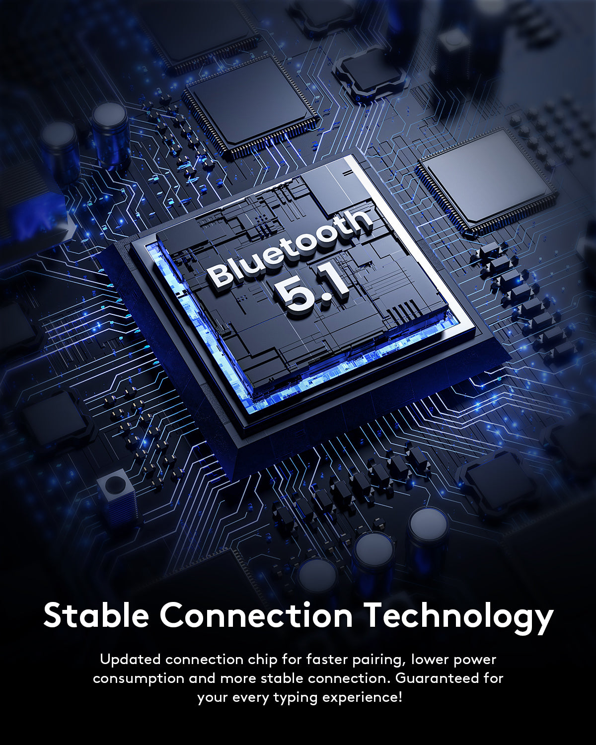 Foldable Keyboard with Keypad with Backlight - KF06X