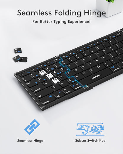 Dual-Mode Folding Keyboard with Touchpad - B066T