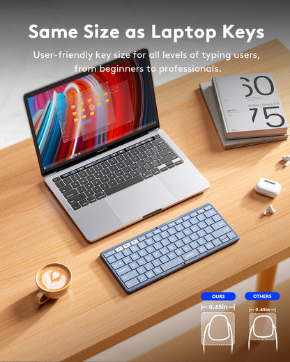 Full-Size Foldable Bluetooth Keyboard - KF08S